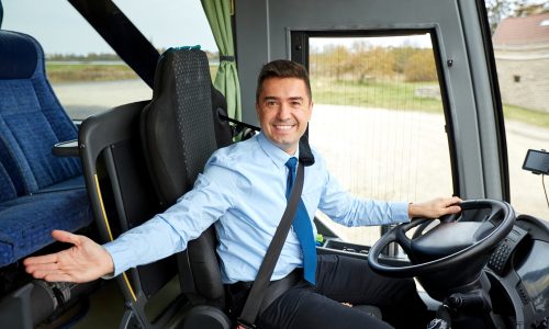 Private bus hire driver